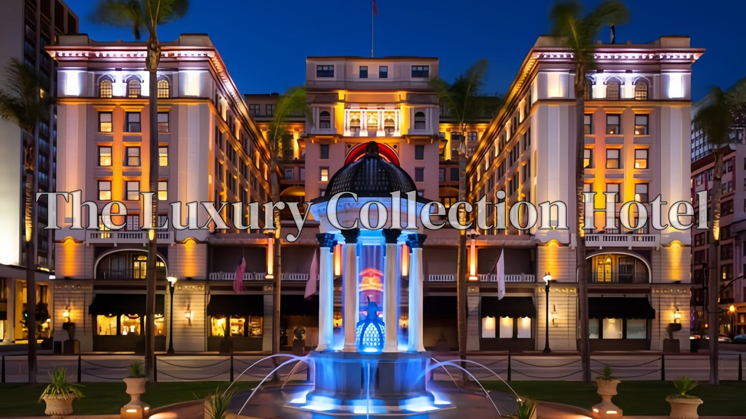 picture shows the luxury collection hotel.