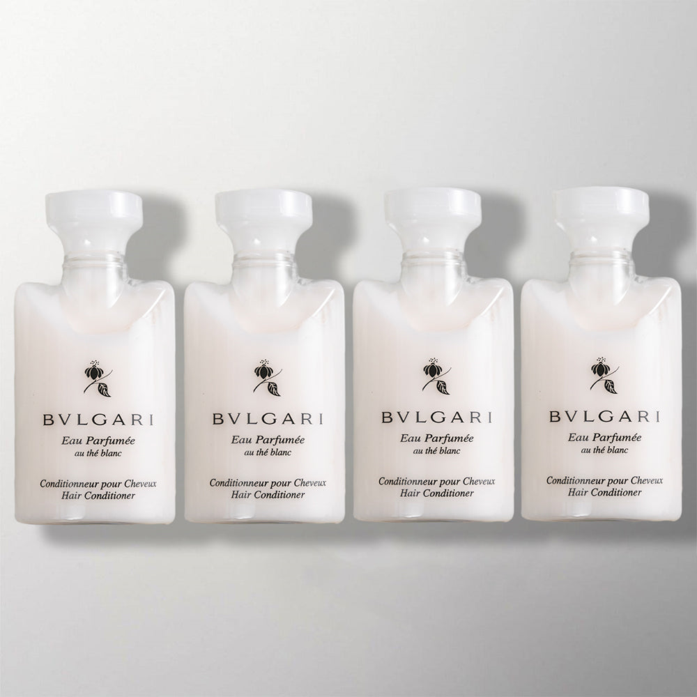 one set of 4 bvlgari white tea conditioner 40ml.