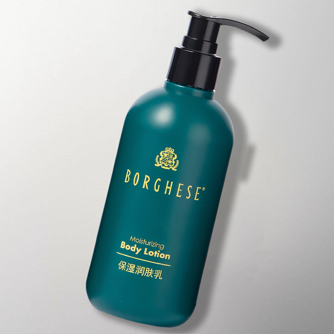 one bottle of BORGHESE body lotion.