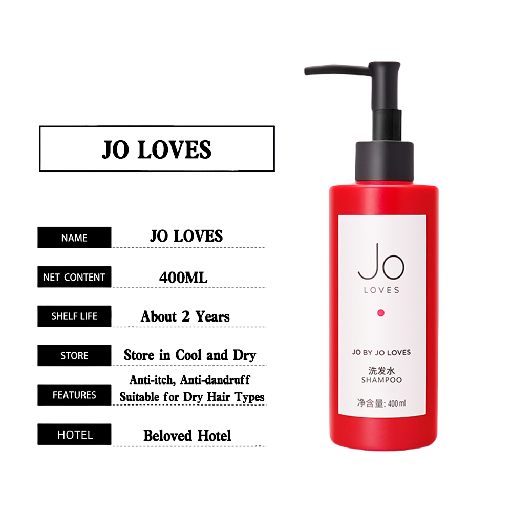 JO LOVES Shampoo &amp; Conditioner &amp; Body Lotion &amp; Shower Gel &amp; Hand Wash &amp; Hand Lotion Bundle (400ML Each)