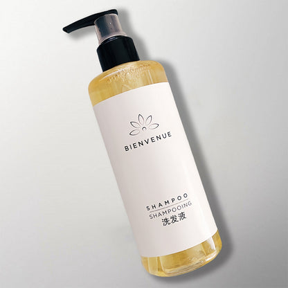 one bottle of BIENVENUE shampoo.