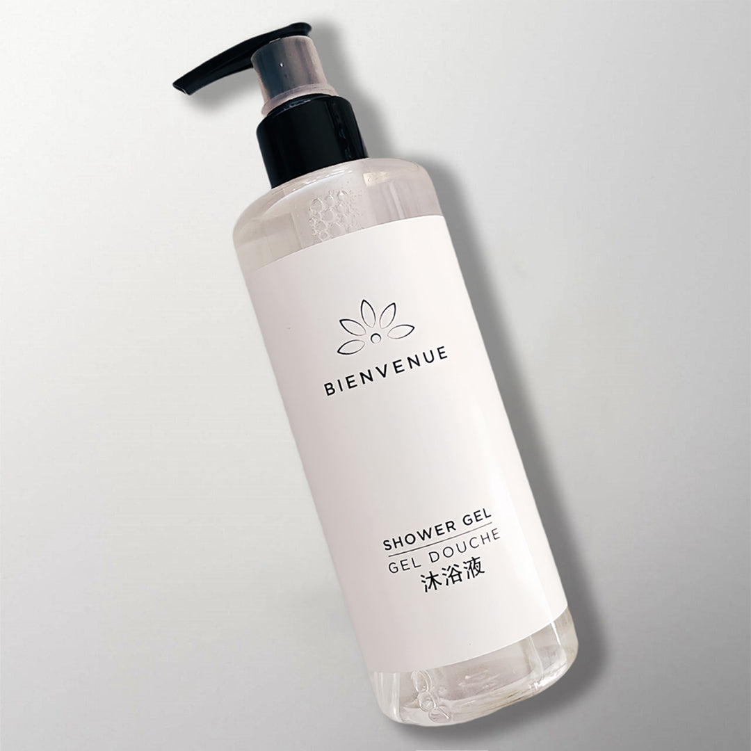 one bottle of BIENVENUE shower gel.