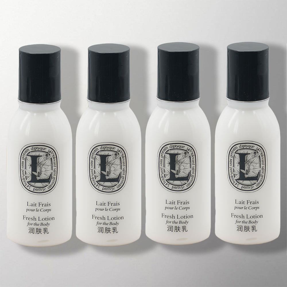 one set of 4 diptyque body lotion 50ml.