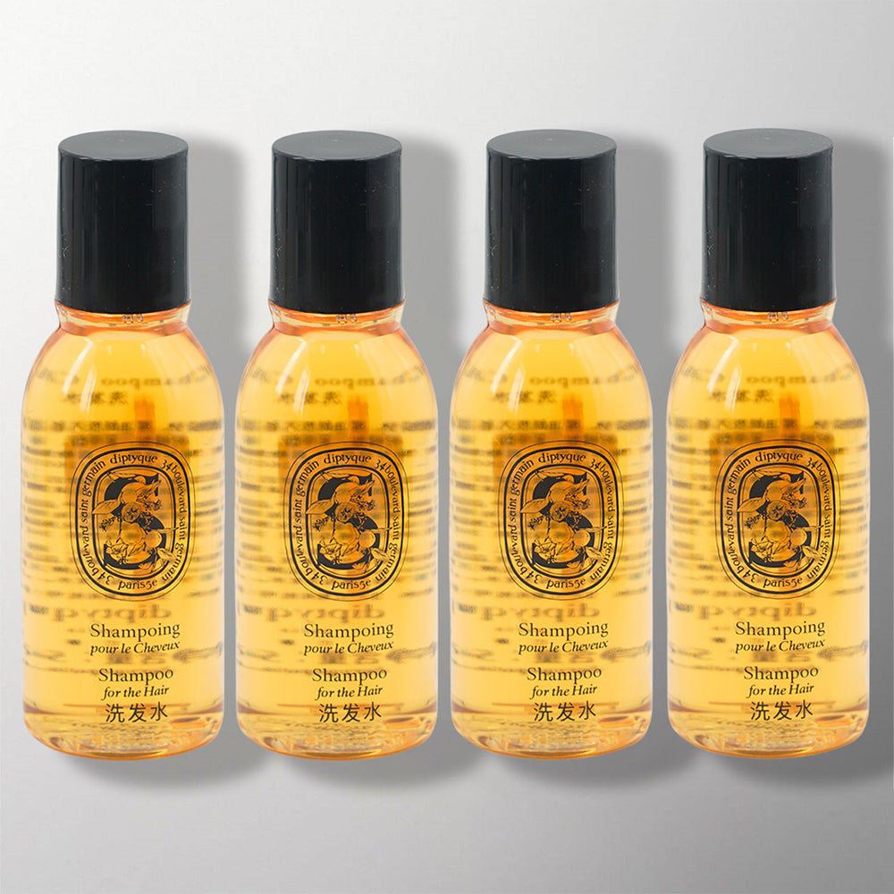 one set of 4 diptyque shampoo 50ml.