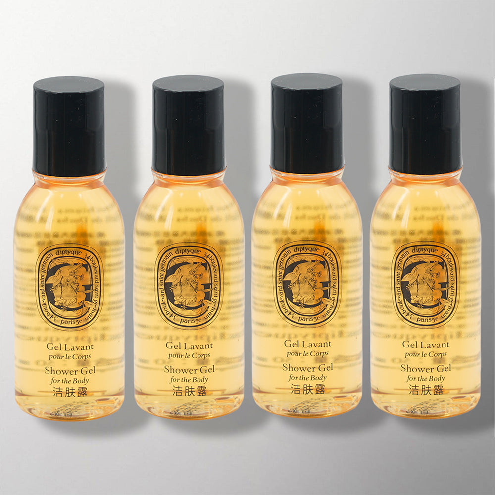 one set of 4 diptyque shower gel 50ml.